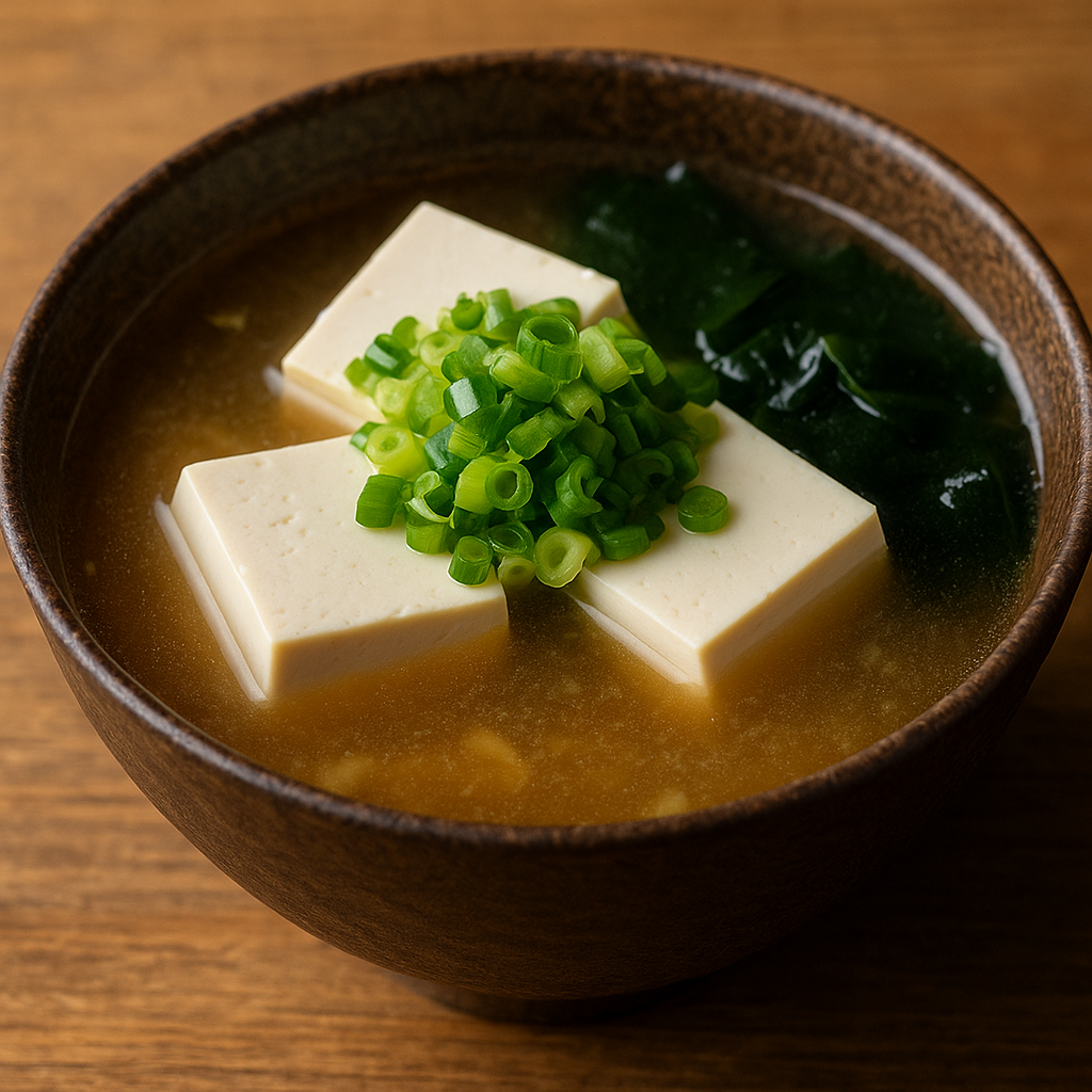 湯豆腐仕立ての味噌汁